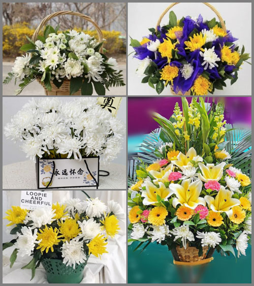 广东广州市花都区赤坭镇横沙村白事提篮配送